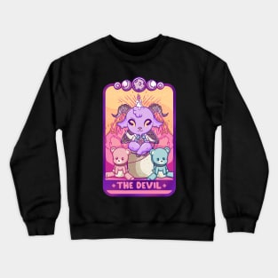 The Devil - Cute Kawaii Anime Tarot Card T-Shirt Crewneck Sweatshirt